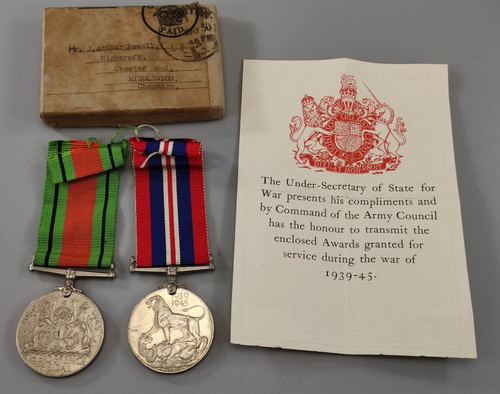 Wwii defence war medal - defence,