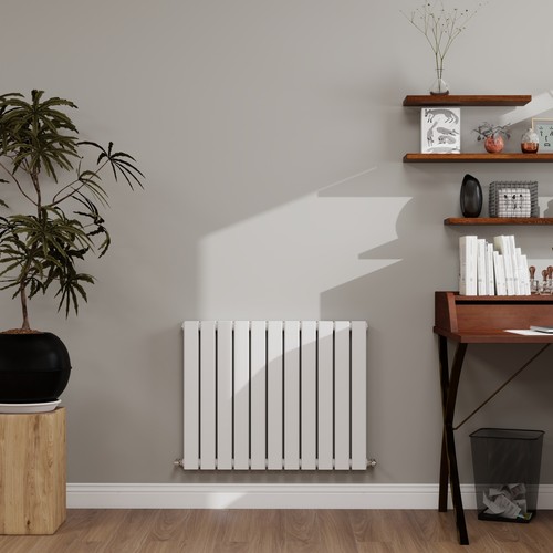 White radiator flat - radiator,