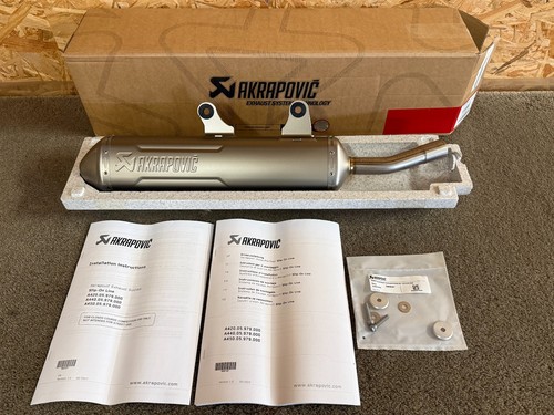 Akrapovic exhaust exhaust