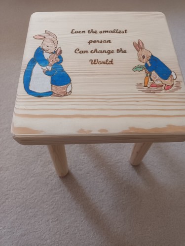 Peter rabbit woodburned - peter,