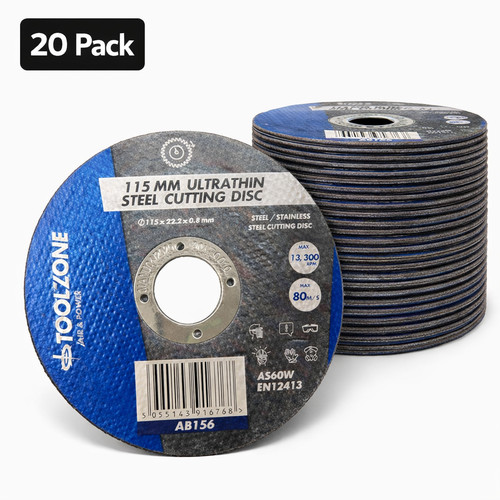 20x metal cutting discs - 20x, 115mm