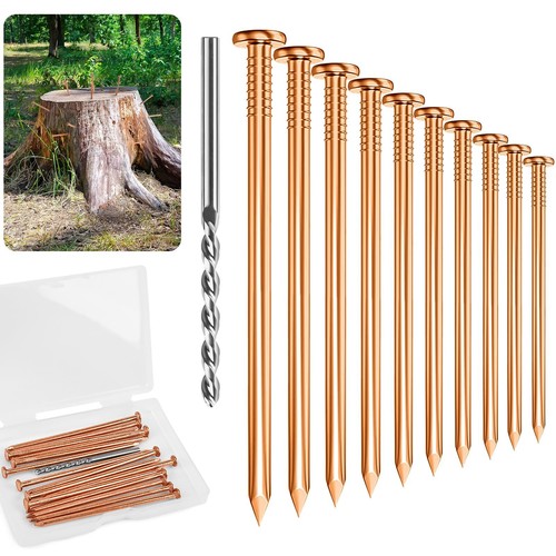 Copper nails for - killing, trees