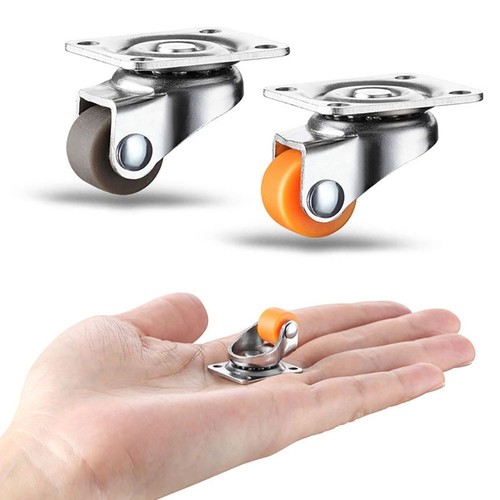 Soft rubber swivel caster - soft,