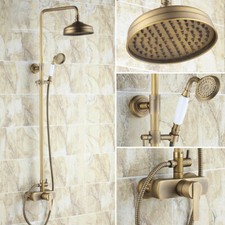 Antique Brass 8" Rain Bathroom