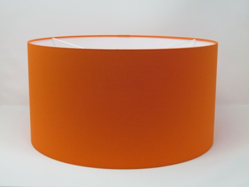 Lampshade bright orange - lampshade, cotton