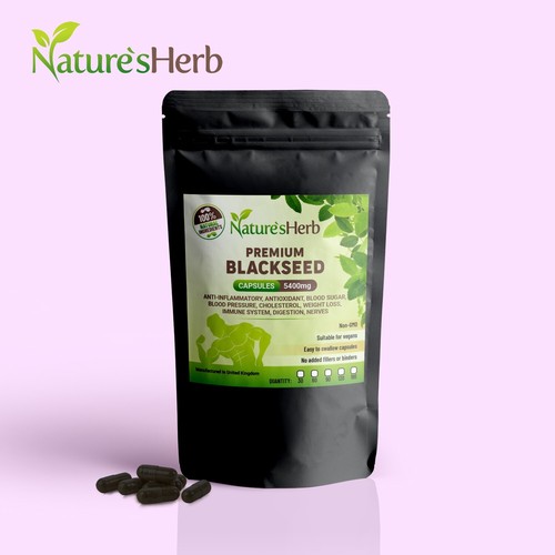Black seed capsules - black, 5400mg