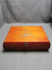 Wooden Storage Box Used for Tea Bags lipton Elephant Brand, 8 compartments 