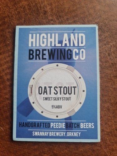 Highland brewing oat - highland,
