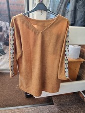 Native American Style Handmade Top And Trousers With Beadwork + Matching Skirt