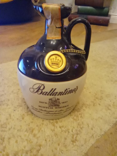 Ballantine ceramic decanter - ballantine's,
