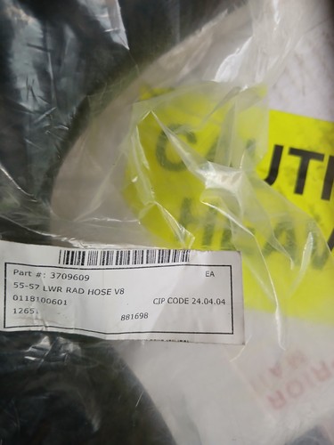 Chevy radiator hose lower - chevy,