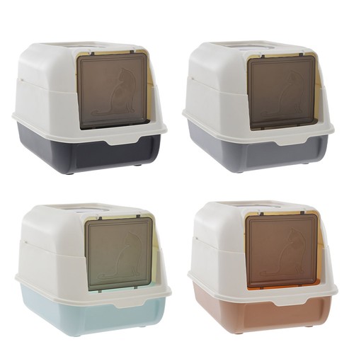 Large foldable cat litter tray - large,
