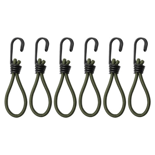 6pcs tent elastic bungee - 6pcs, hook