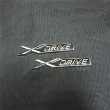 2PCS Glossy Black XDRIVE Metal