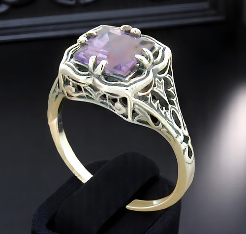 Genuine amethyst art - art, deco