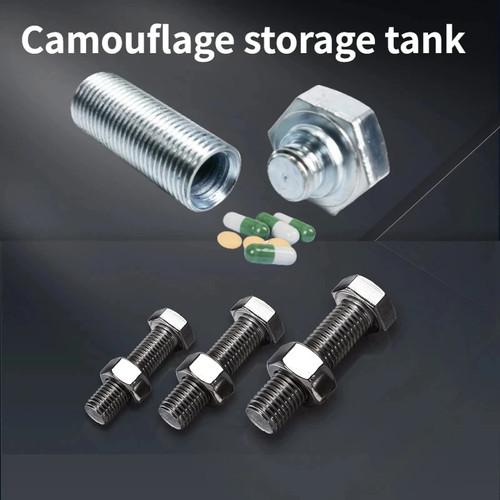 Hidden compartment fake screw - compartment,
