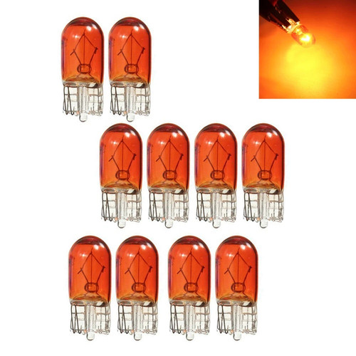 10x 501 amber - 10x, 12v
