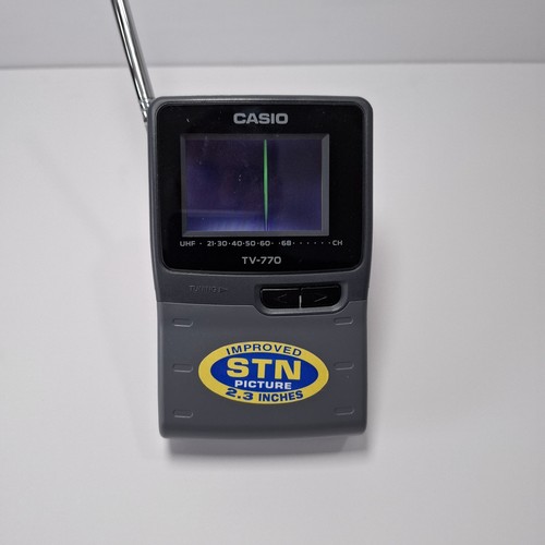 Vintage casio 770d - tv-770d, portable