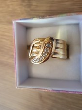 mens  18ct Snake Ring old