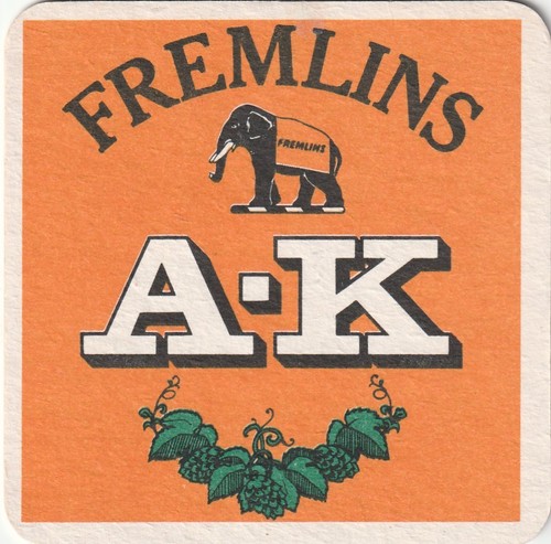 Beer mat fremlins whitbread - beer,
