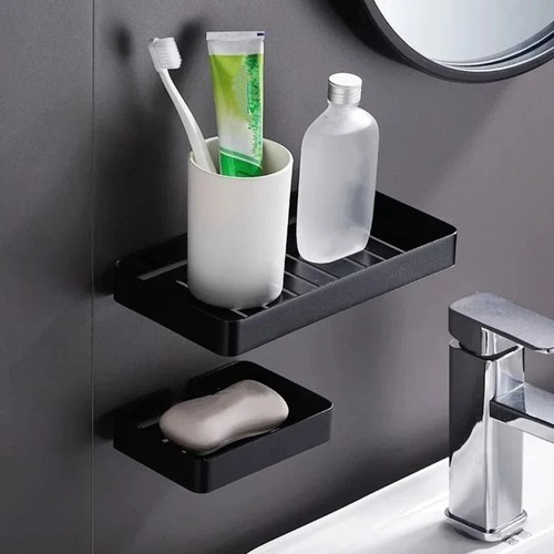 Stainless steel soap - tray, wall