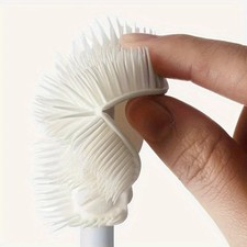 360° All-Around Long Handle Silicone Cleaning Baby Bottle Cup Brush Foldable