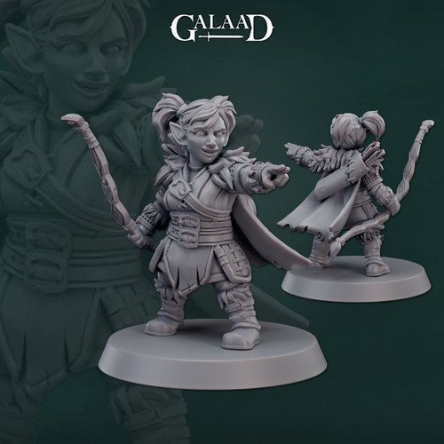 Gnome ranger female archer - female,