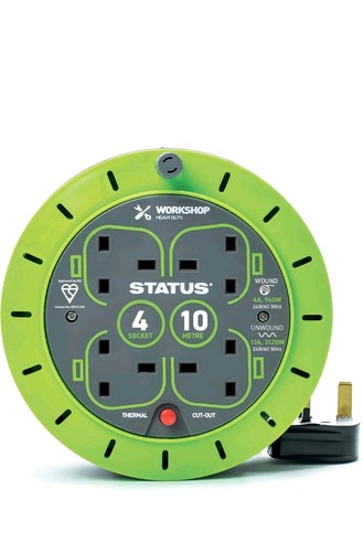 Status socket cable reel - status,