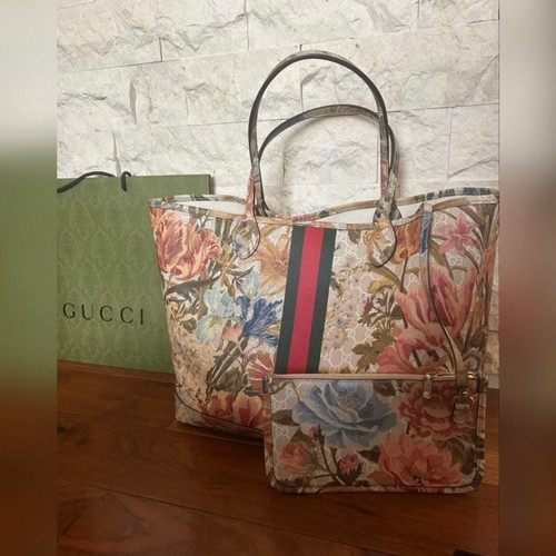 Gucci blooms tote bag - gucci,