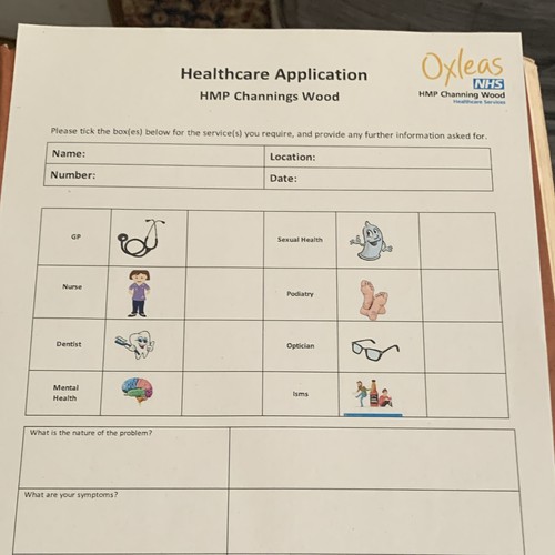 Hmp channings wood health - hmp, care