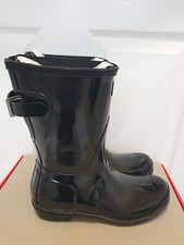 Hunter Wellies Size 5 Black Gloss Brand New