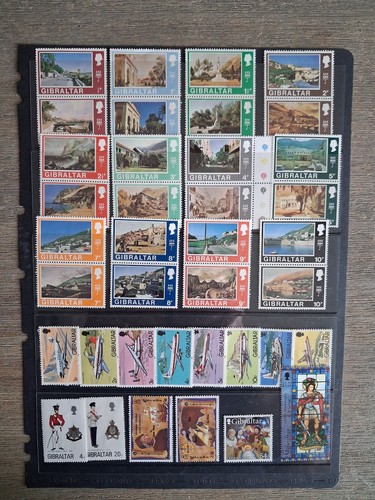 Gibraltar stamps selection - gibraltar, of