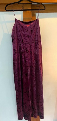 Topshop women purple velvet - topshop,