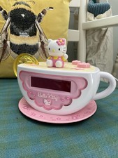 Hello Kitty Teacup Alarm Clock