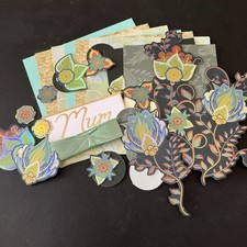 Craftroom Clearout/Mini Card Kit Bundle/ Junk Journal/ Flowers 