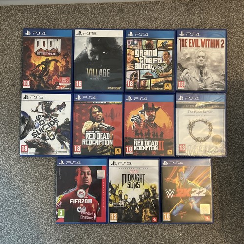 Ps4 ps5 joblot 11 games - ps4,
