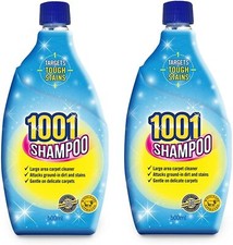 1001 Carpet Upholstery Shampoo Cleaner 500ml x 2
