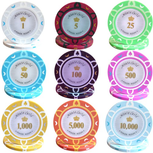 1000pcs 14g monte carlo poker - 1000pcs,