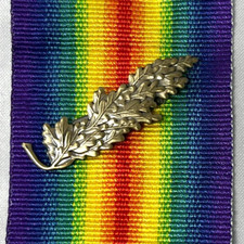 1 x WW1 Replica Mention in Despatches oak leaf badge for medal