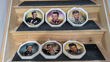 Lot of (6) Assorted Frank Sinatra Collectors Franklin Mint Plates 