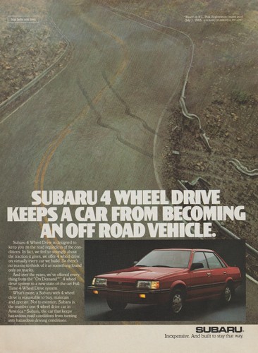 1987 subaru wheel - subaru, drive