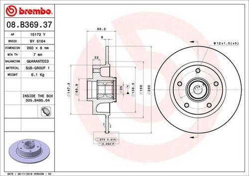 New brake disc - 2x,