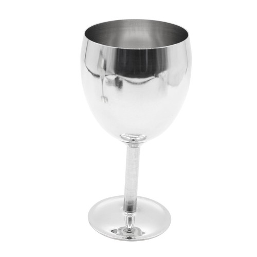 Stainless steel wine glass - stainless,