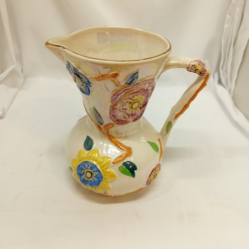 Arthur wood jug cream multi - wood,