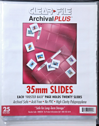 35mm slide archival storage - archival,
