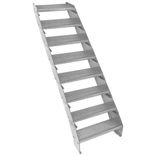 Metal staircase section - staircase,
