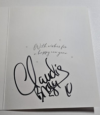 SIGNED CLAUDIO BRAGA CHRISTMAS CARD HEARTS CHARITY AUCTION