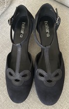 HOTTER Darcy NAVY Suede