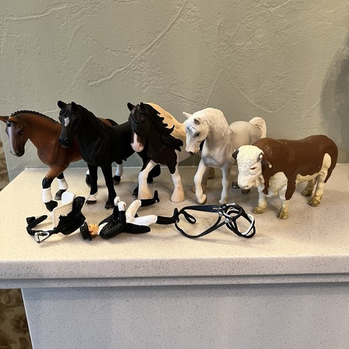 Schleich bundle horses rider - horses,