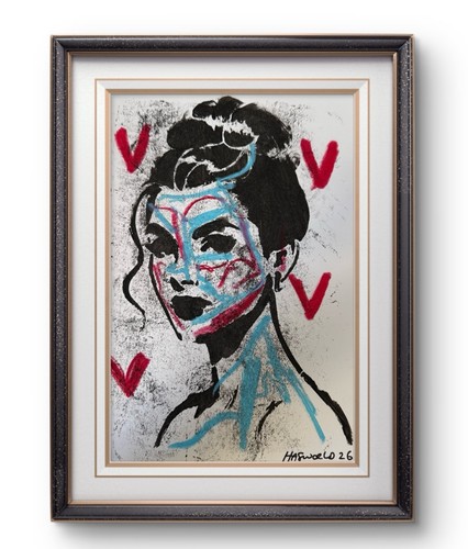 Hasworld original painting pop - hasworld,